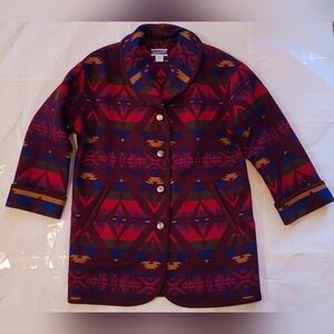 Vintage Pendleton Womens Collared Jacket